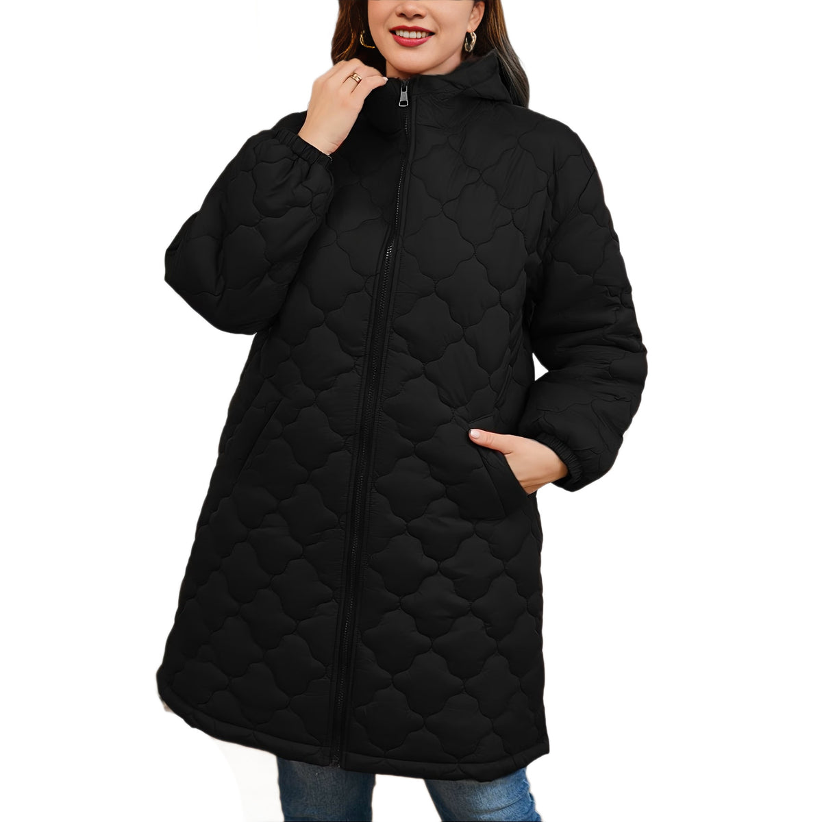 Midi Padded Coat - Warm and Roomy