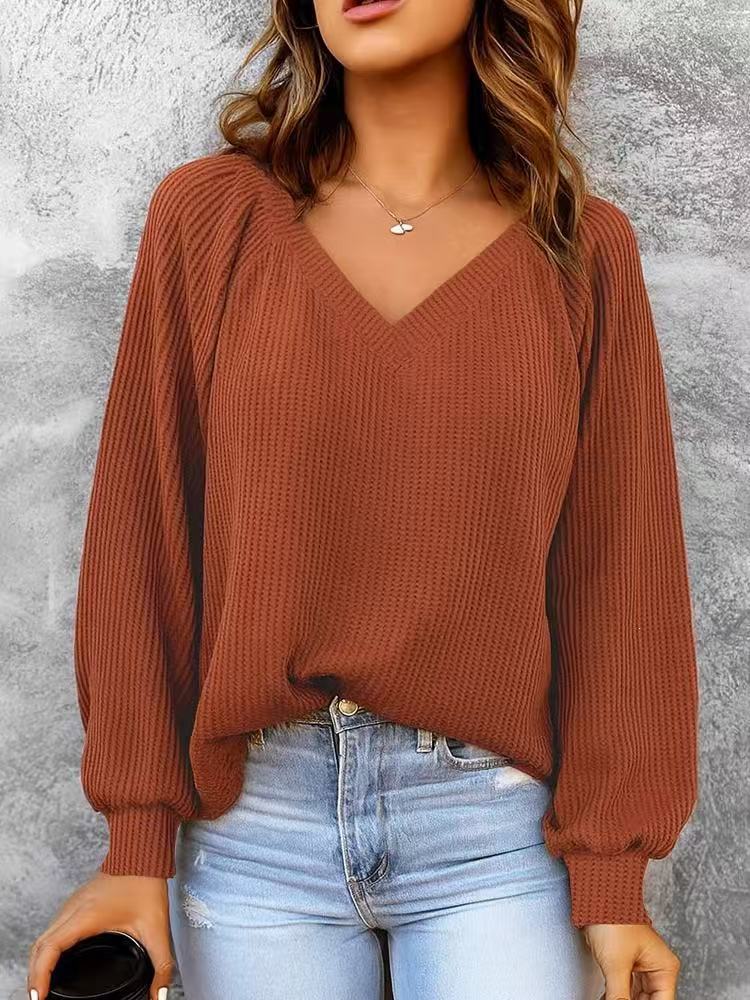 Loose-Fit Knit Sweater - Casual and Comfortable