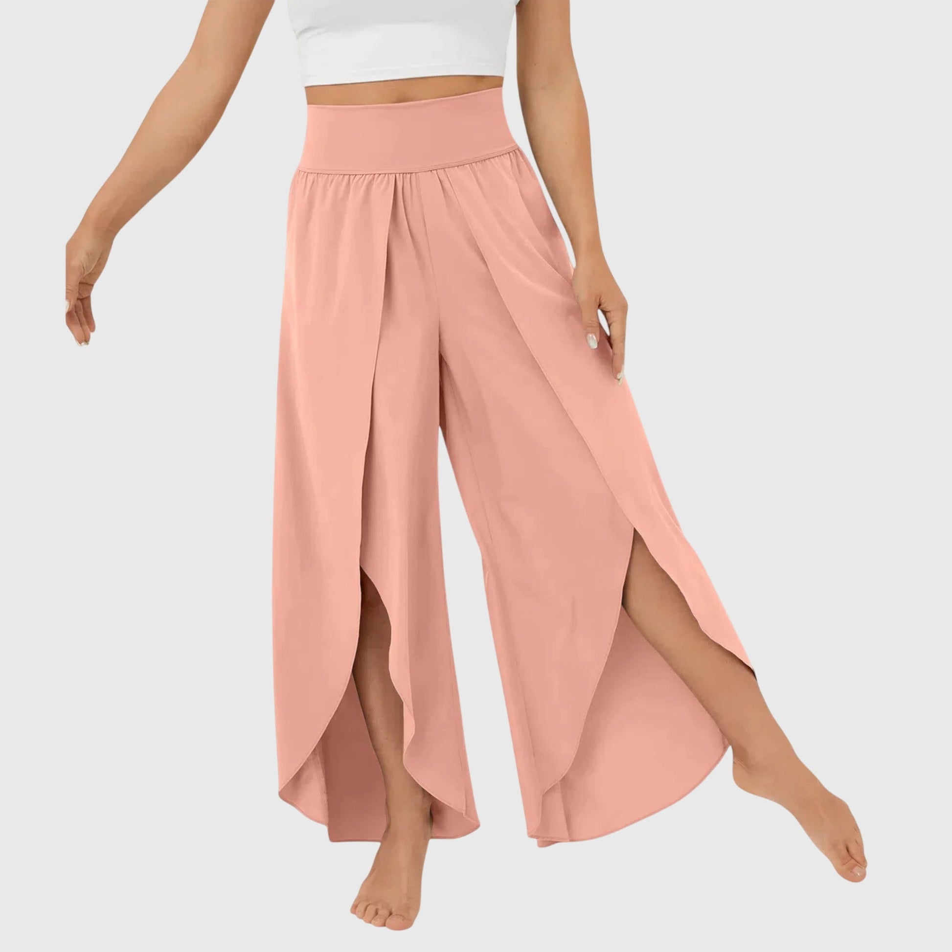 Women's Wide-Leg Summer Pants – Lightweight Relaxed Everyday Style