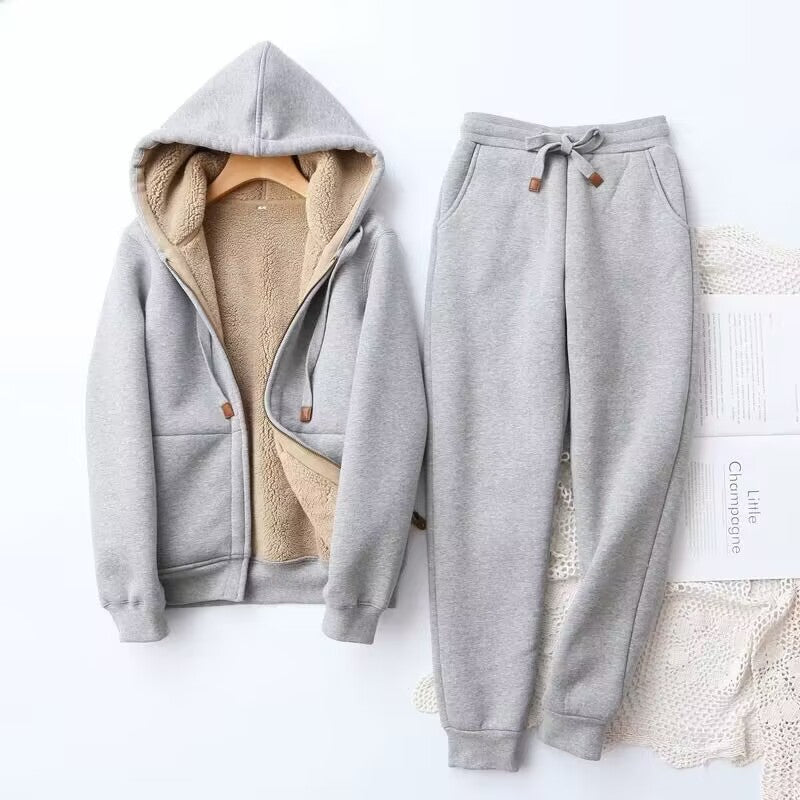 Women's Winter Hoodie and Jogger Set