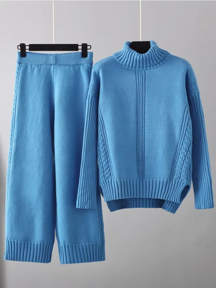 Adriana Women’s Cozy Turtleneck Set – Casual Comfortable Winter Style
