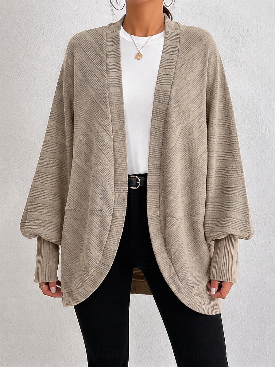 Open-Front Casual Jacket - Warm and Easy
