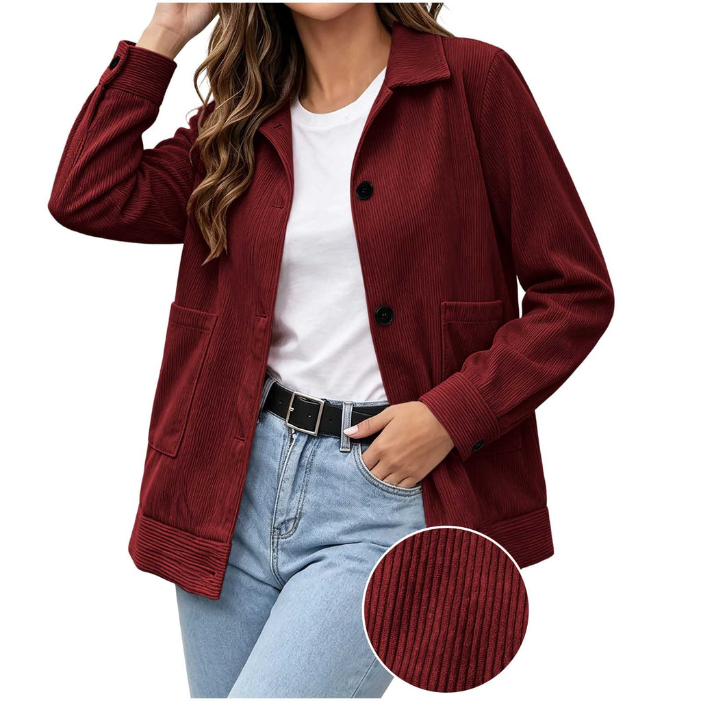 Casual Lapel Jacket - Clean and Easy
