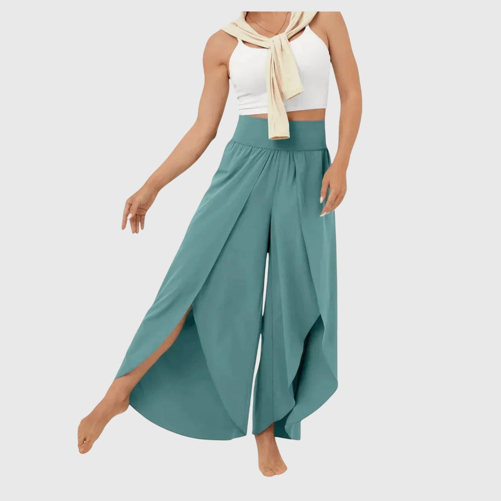 Women's Wide-Leg Summer Pants – Lightweight Relaxed Everyday Style