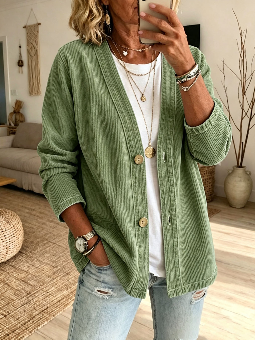 Flowy Women's Blouse - Elegant and Easy