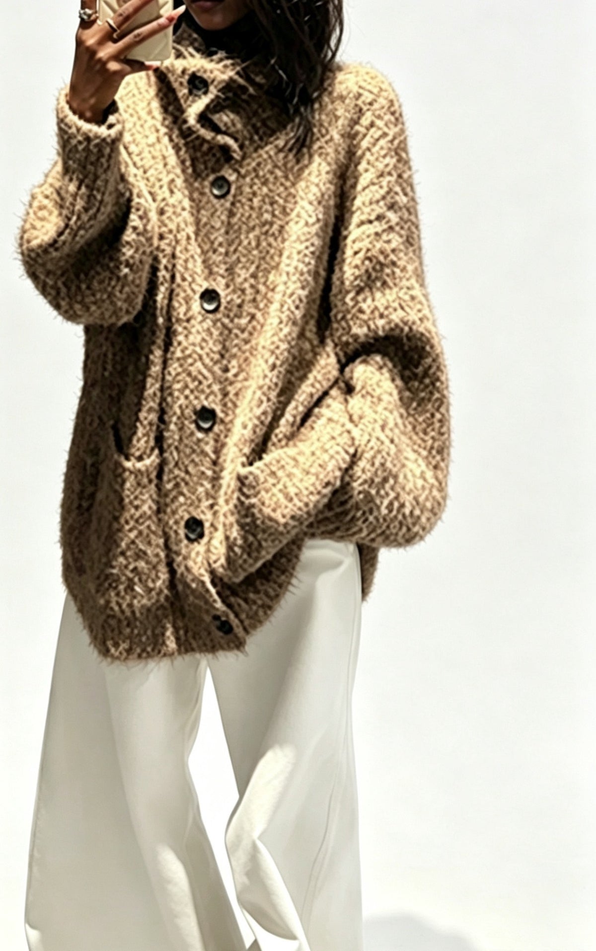 Autumn Winter Knit Cardigan Jacket - Warm and Cozy