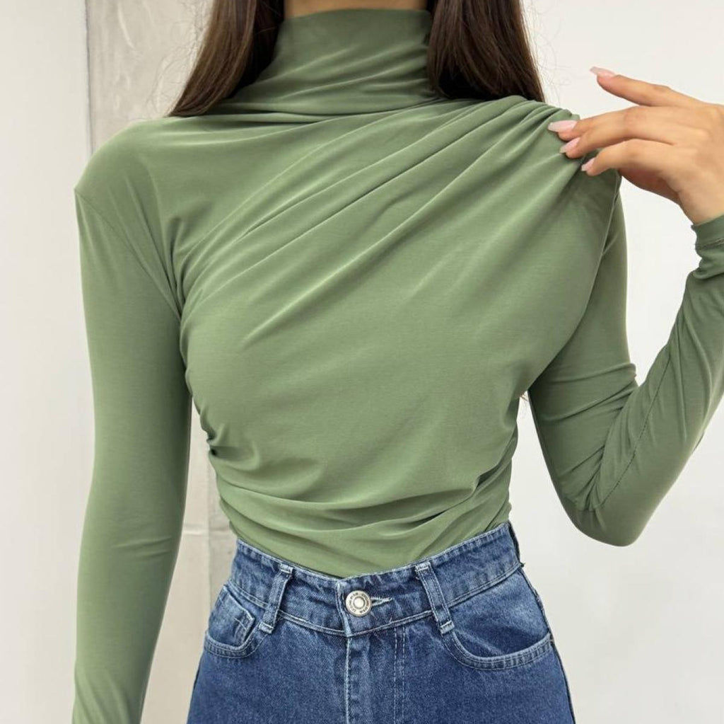 Long-Sleeve Base Layer Top - Simple and Soft