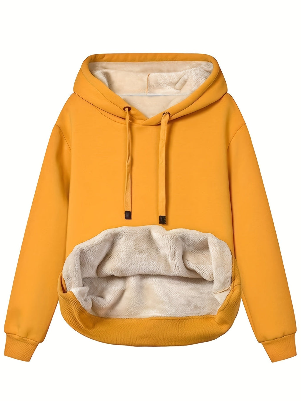Warm winter coziness with a fleece hoodie