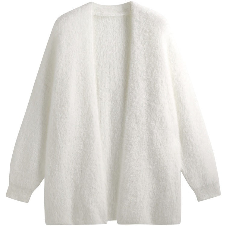 Women’s Thick Knit Cardigan – Cozy Warm Autumn Winter Layering Style