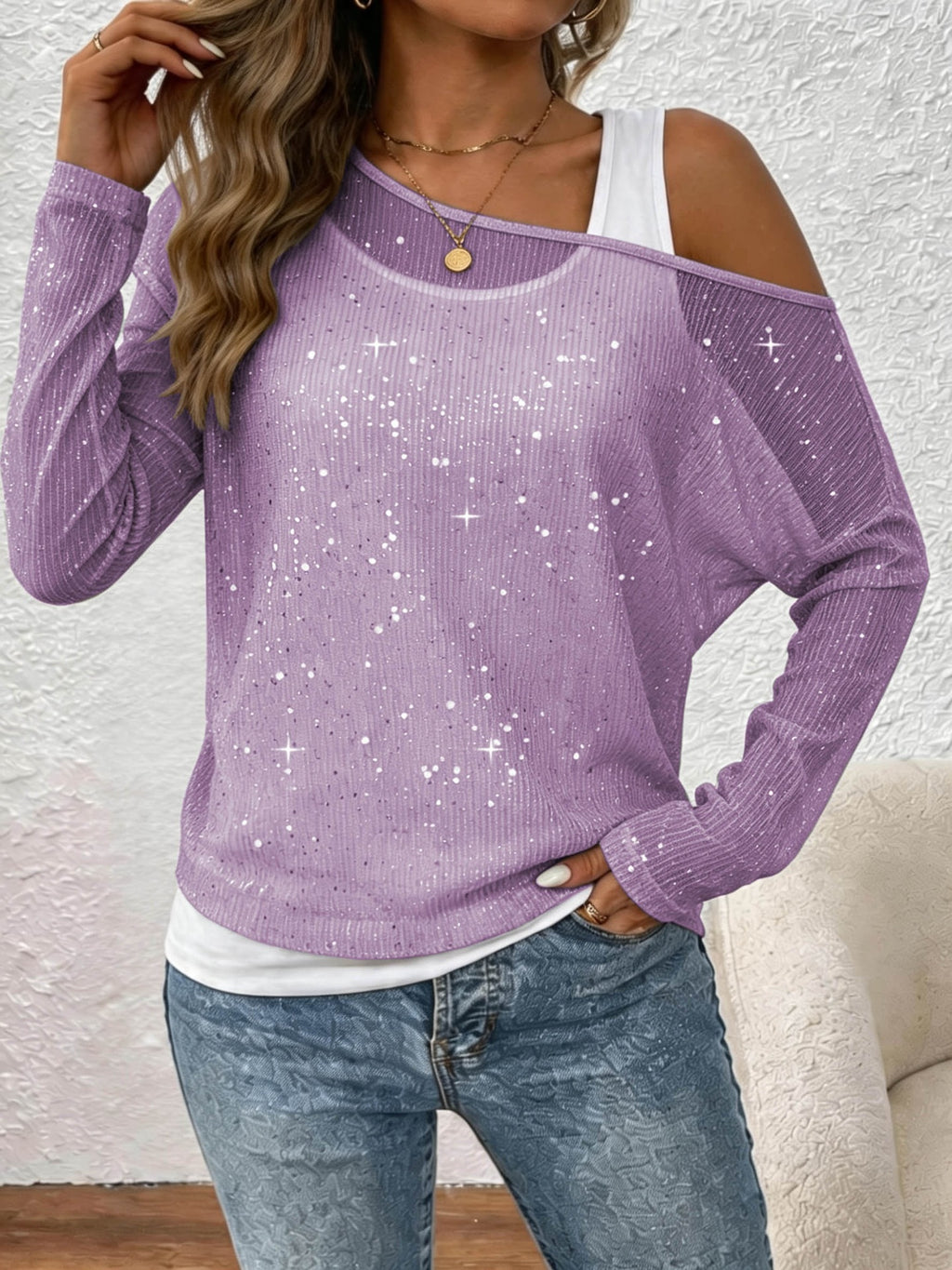 Women’s Long-Sleeve Shirt - Elegant and Fluid