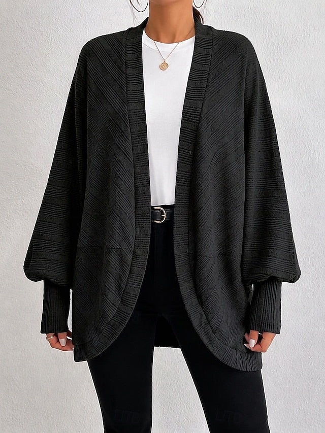 Open-Front Casual Jacket - Warm and Easy