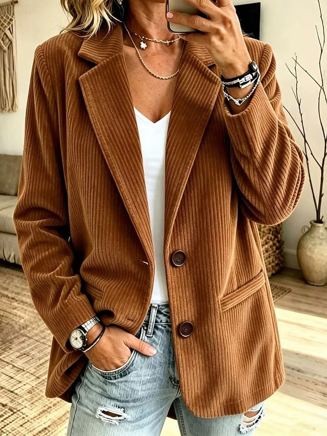 Corduroy Blazer - Warm and Casual