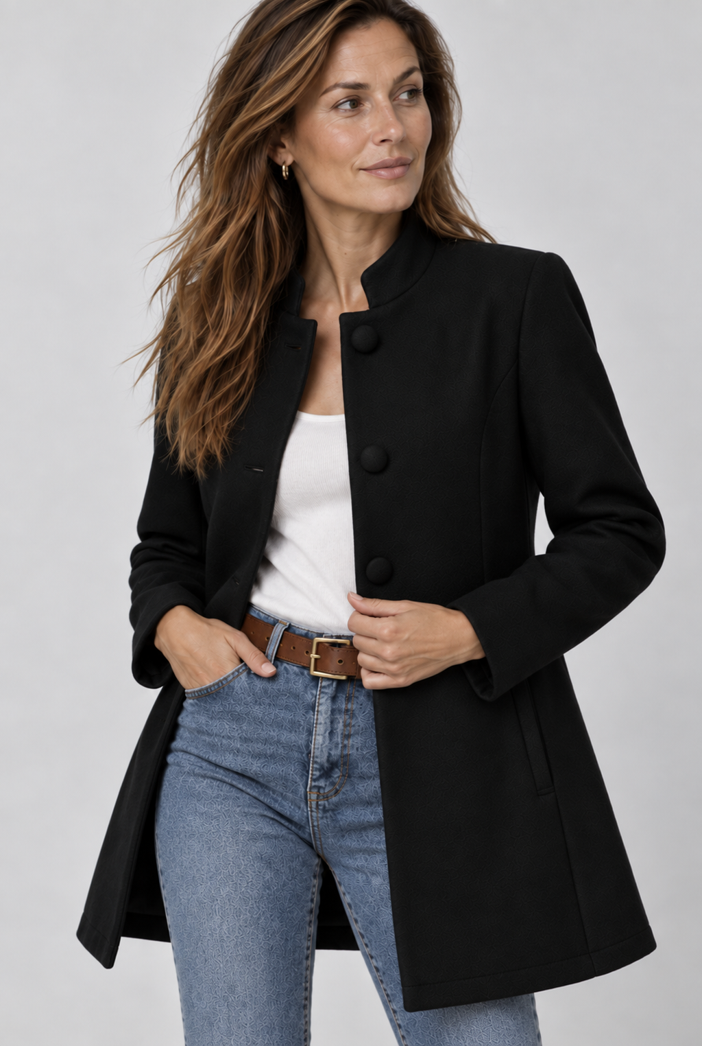 Yara Elegant Coat - Chic and Warm