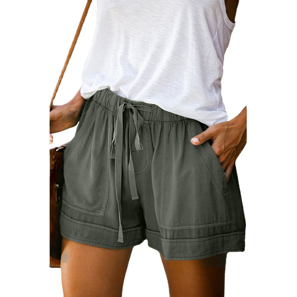 Women's Wide-Leg High-Waisted Shorts – Relaxed Summer Style