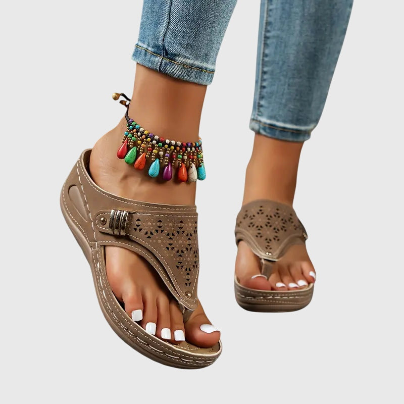Women's Orthopedic Sandals - Supportive Cushioned Summer Walking Comfort