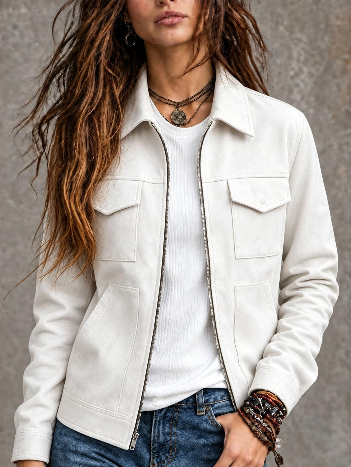 Vintage Suede Jacket - Relaxed and Timeless