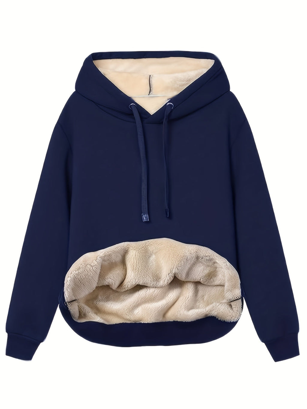 Warm winter coziness with a fleece hoodie