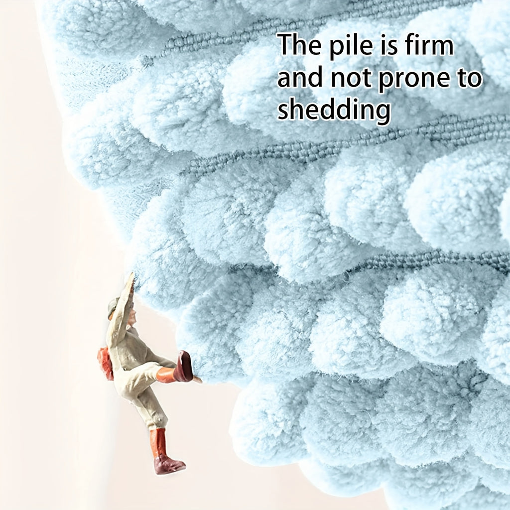 Soft Chenille Bathroom Mat – Plush Absorbent Non-Slip Quick-Dry Rug