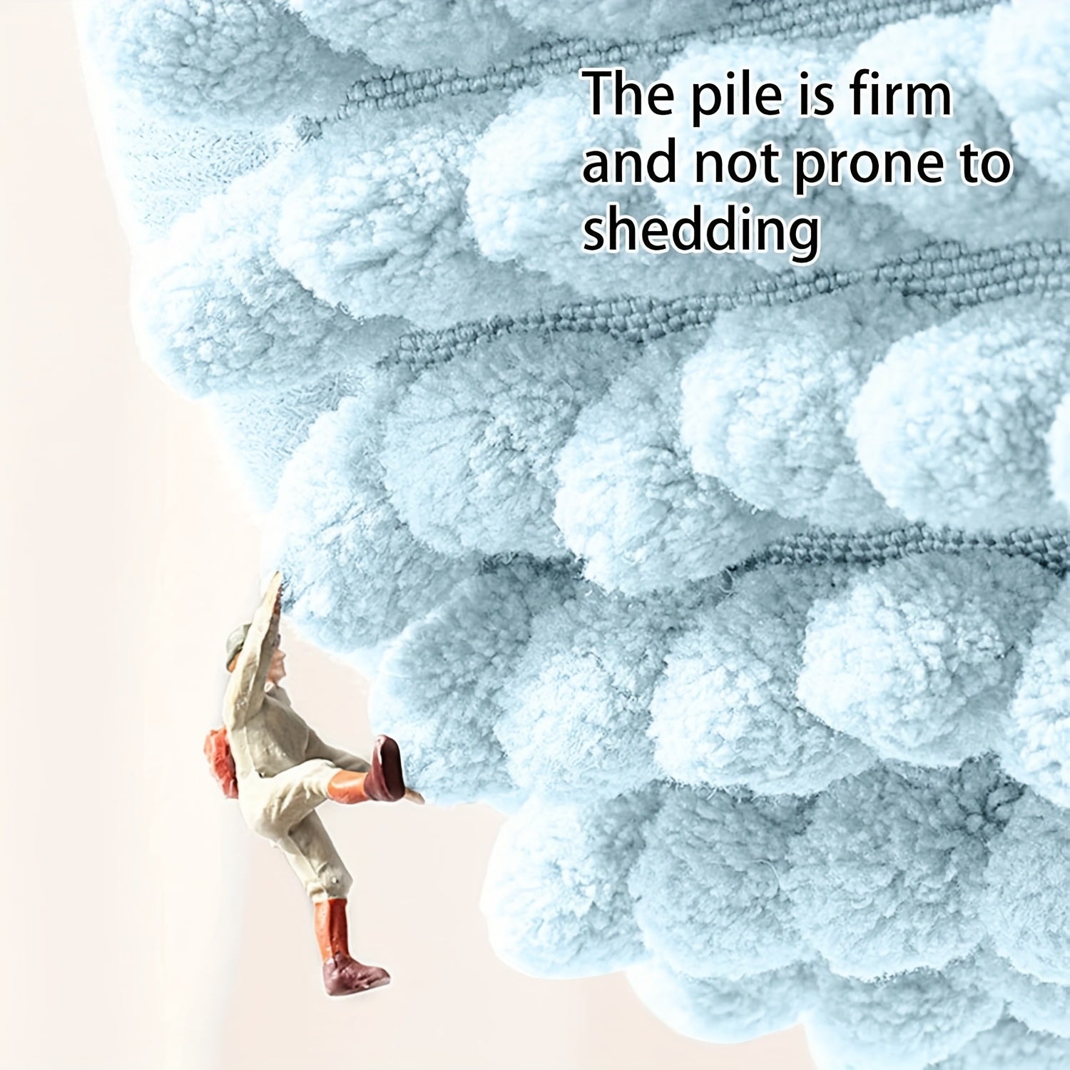 Soft Chenille Bathroom Mat – Plush Absorbent Non-Slip Quick-Dry Rug