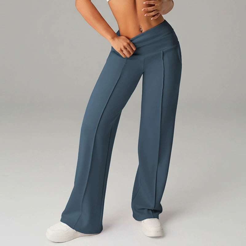 Women's Straight-Leg Trousers – Clean Minimal Everyday Style