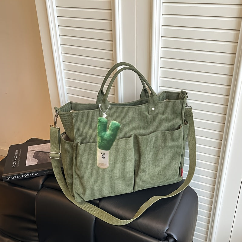 Women’s Structured Tote Bag – Everyday Large Capacity Shoulder Bag