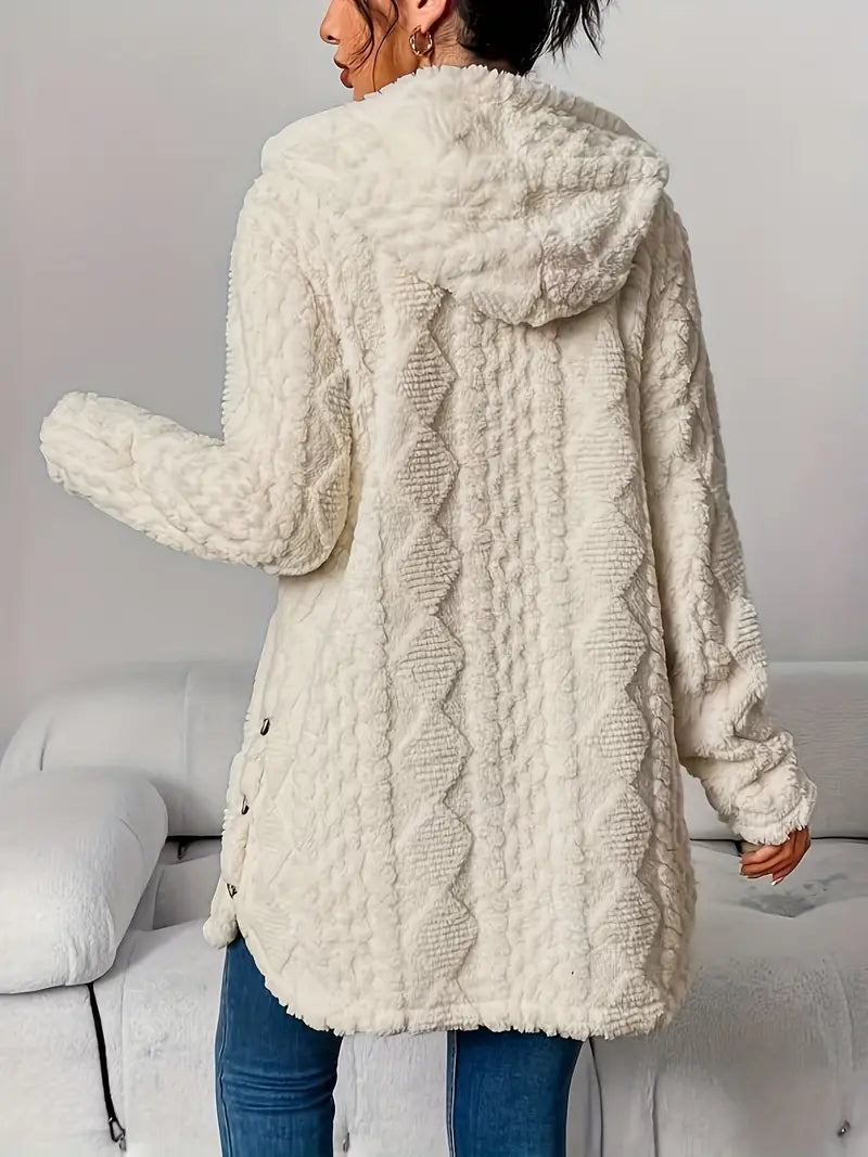 Women’s Hooded Cardigan – Cozy Casual Everyday Layering Style