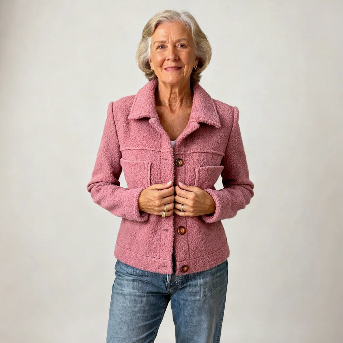 Women’s Colorful High-Neck Jacket - Modern and Lightweight