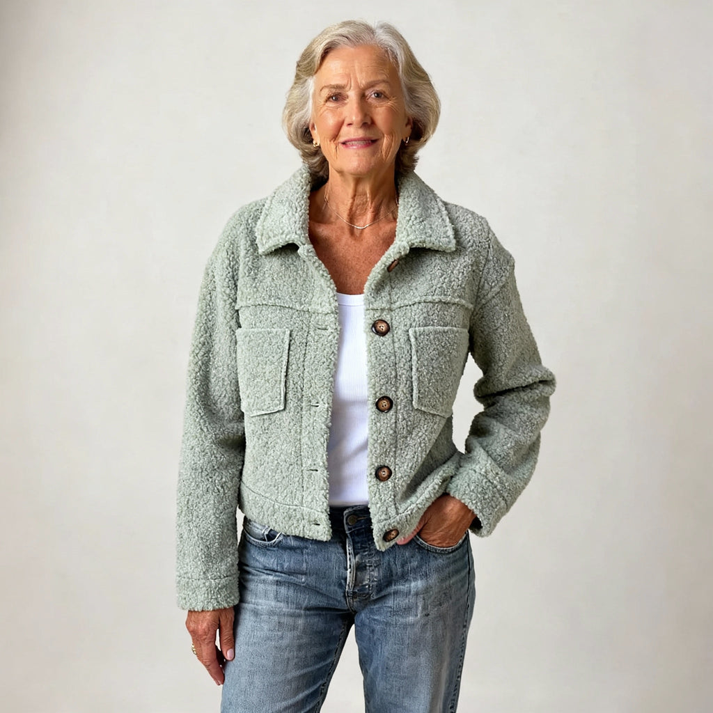 Women’s Colorful High-Neck Jacket - Modern and Lightweight
