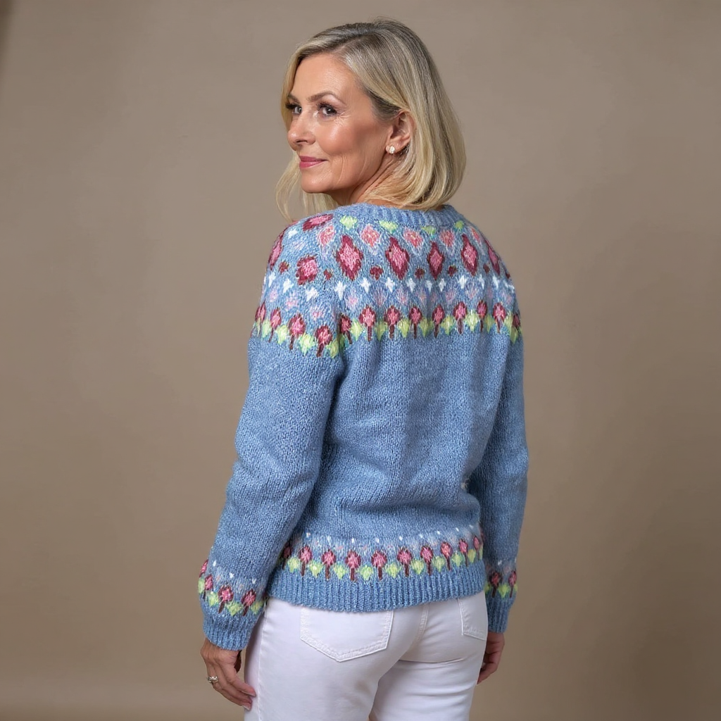 Women’s Vintage Icelandic Cardigan - Nordic and Warm
