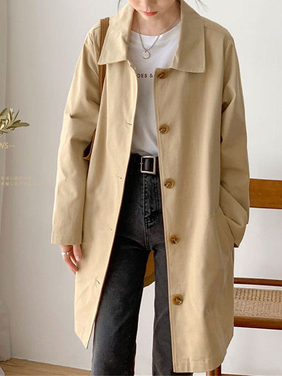 Button Rain Jacket - Breathable and Practical