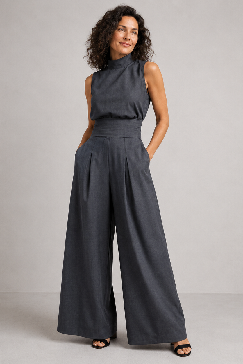 Women's Relaxed Wide-Leg Jumpsuit – Effortless Everyday Summer Style
