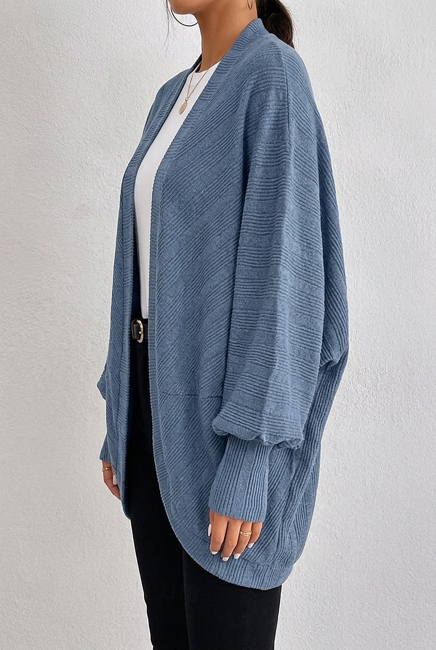 Open-Front Casual Jacket - Warm and Easy