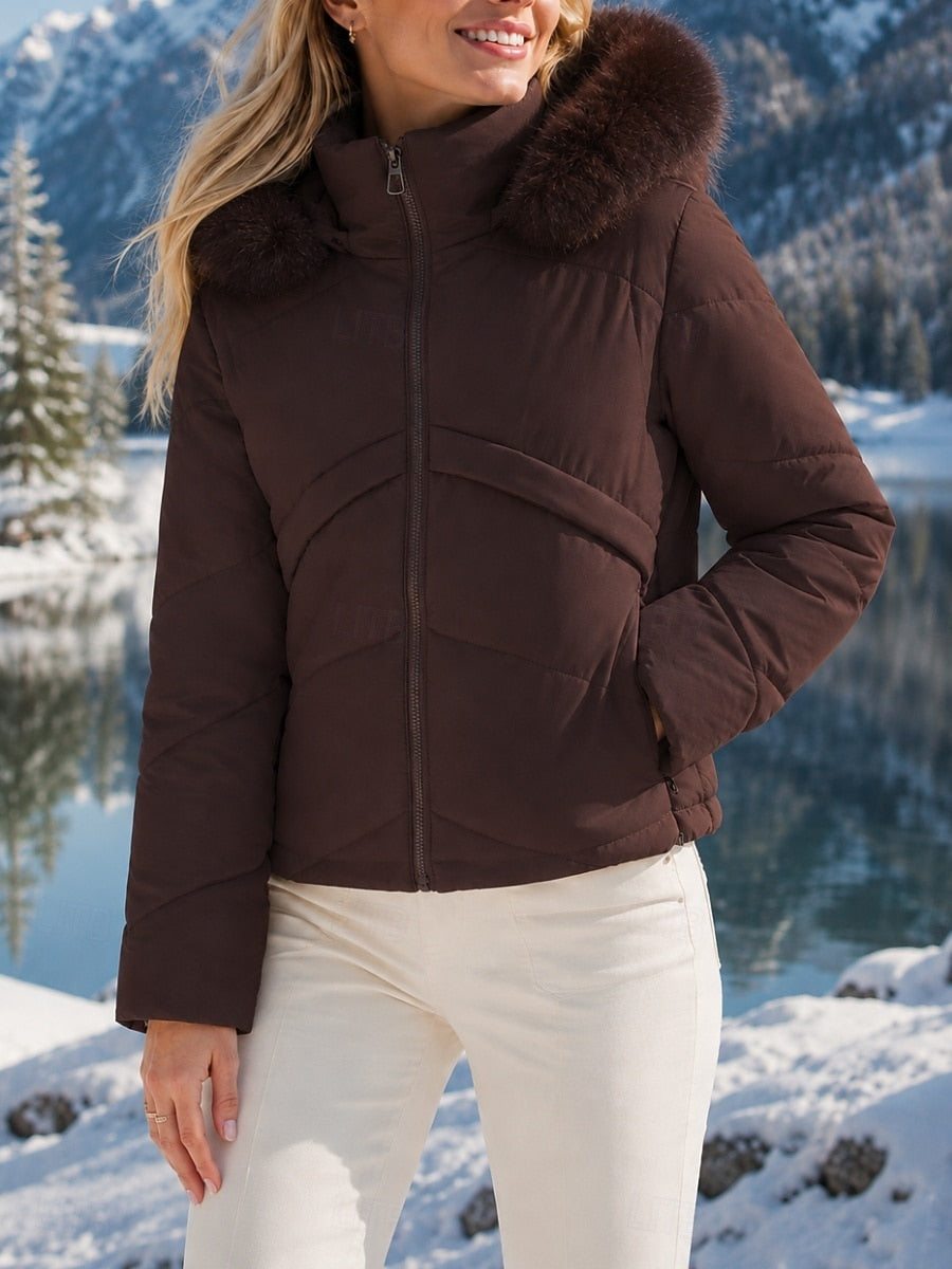 Short Hooded Parka - Warm and Practical
