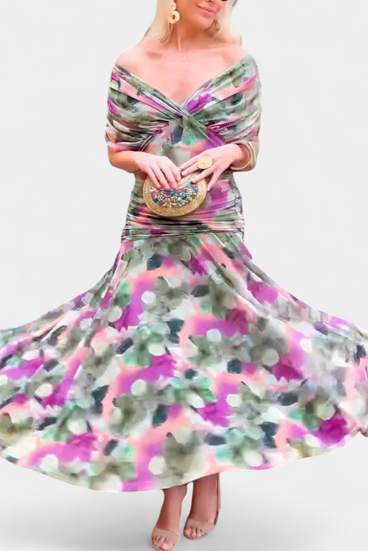 Women's Elegant Dress - Soft Occasion Party Style