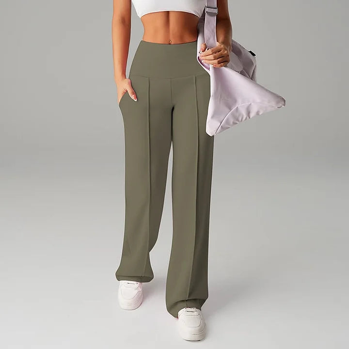 Women's Straight-Leg Trousers – Clean Minimal Everyday Style