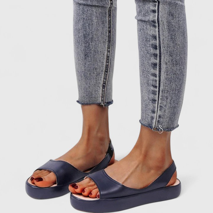 Women's Cushioned Summer Sandals – Soft Support Lightweight Open-Toe Comfort Shoes