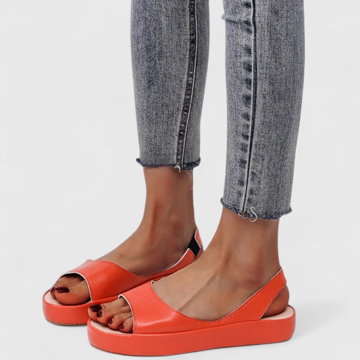 Women's Cushioned Summer Sandals – Soft Support Lightweight Open-Toe Comfort Shoes