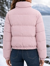 Stand-Collar Winter Jacket - Warm and Elegant