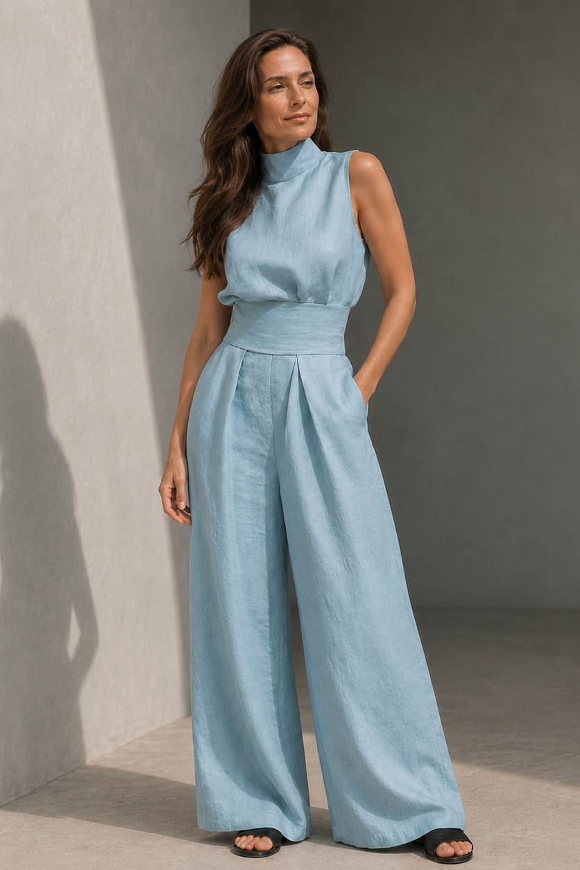 Women's Relaxed Wide-Leg Jumpsuit – Effortless Everyday Summer Style