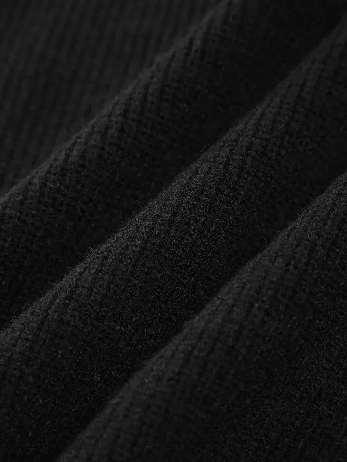 Cropped Ribbed Mock Neck Sweater - Modern and Soft