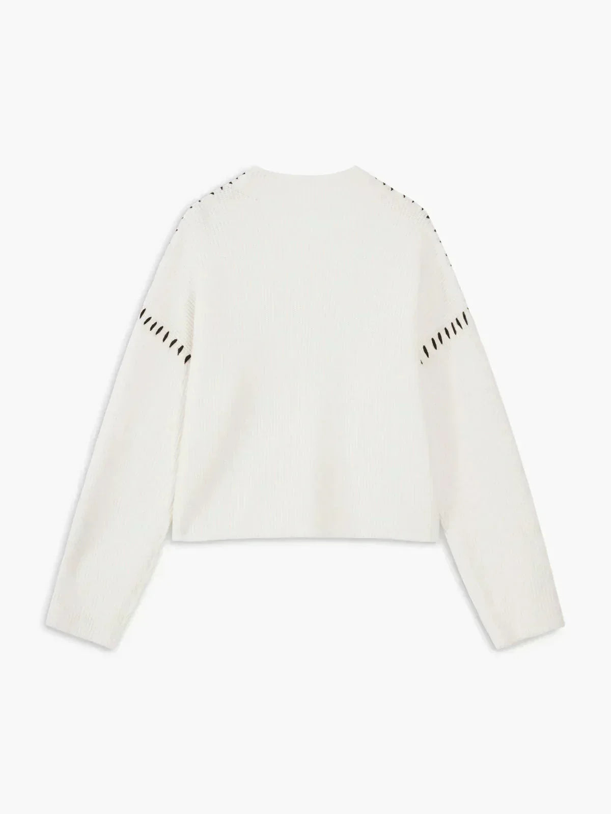 Cropped Ribbed Mock Neck Sweater - Modern and Soft