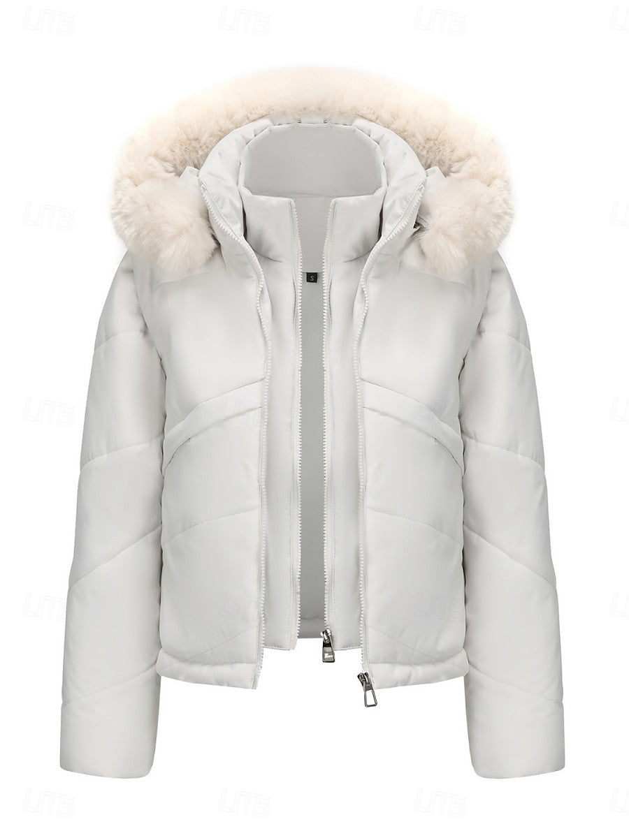 Short Hooded Parka - Warm and Practical