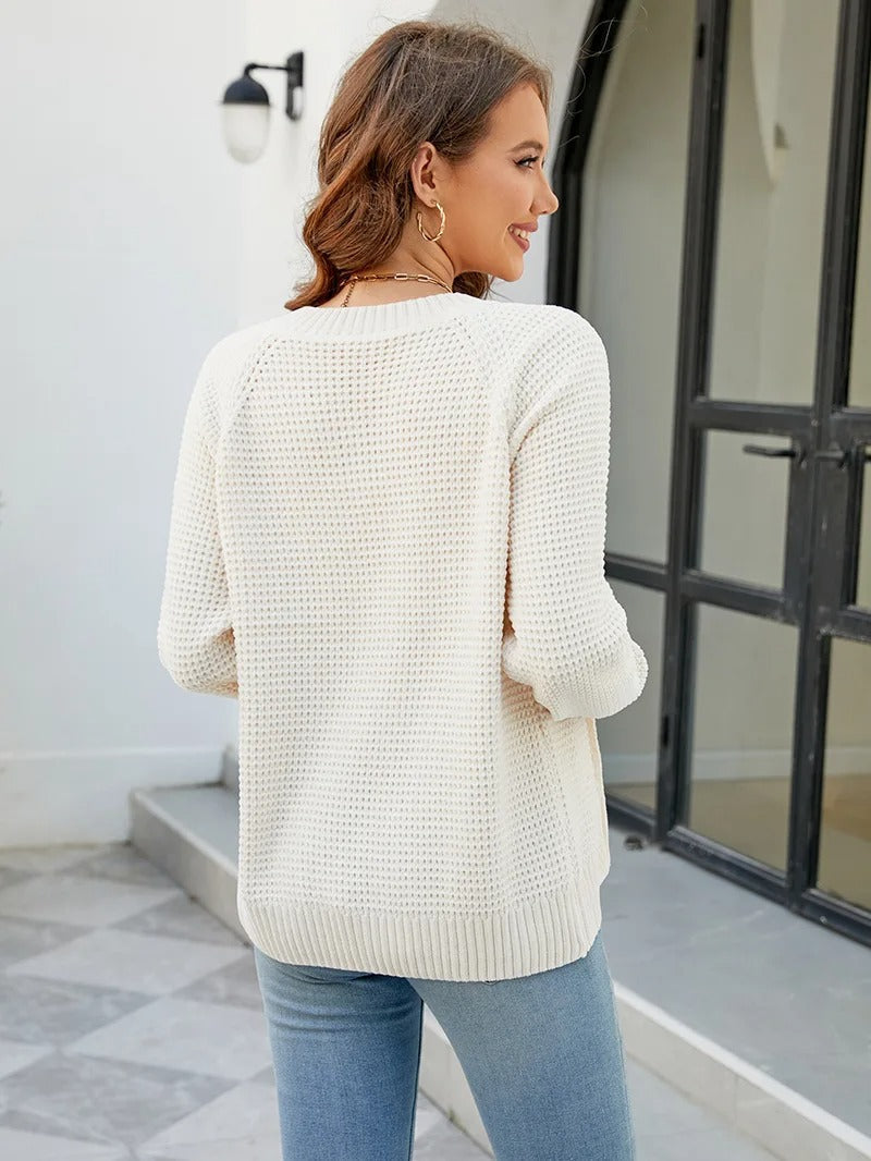 Women's Zip-Up Cardigan - Casual Long Sleeve Everyday Layer