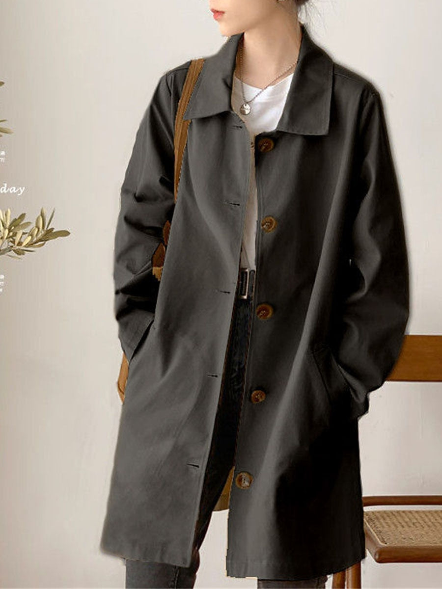 Button Rain Jacket - Breathable and Practical