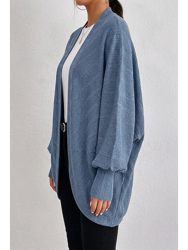 Open-Front Casual Jacket - Warm and Easy