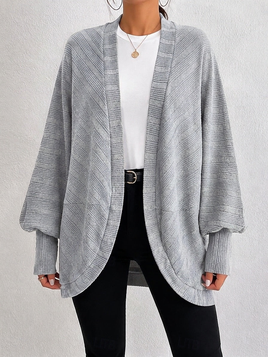 Open-Front Casual Jacket - Warm and Easy
