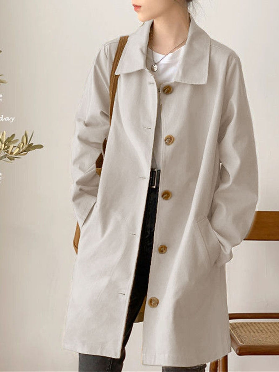 Button Rain Jacket - Breathable and Practical