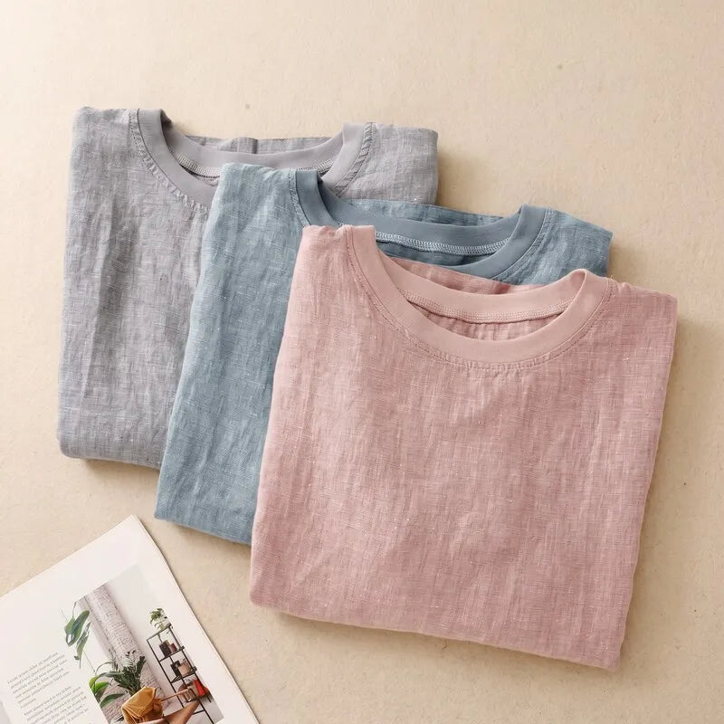 Women's Cotton Tee - Lightweight Casual Everyday Top