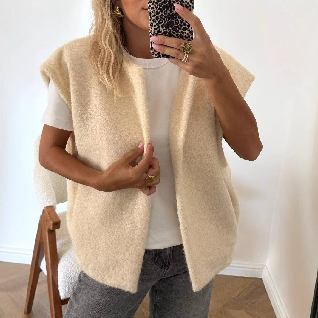 Women’s Pocket Cardigan – Soft Versatile Layering Knit
