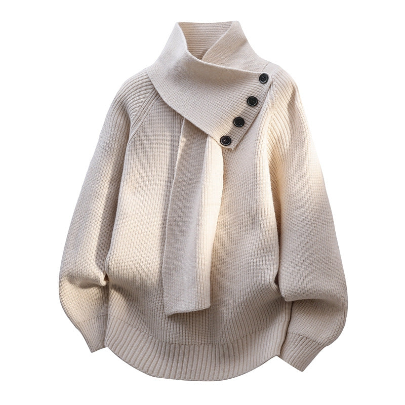 Women's Cozy Knit Sweater - Soft Warm Everyday Layer